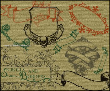 Vintage Borders and Scrolls