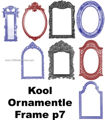 Vintage Ornate Frames Set 1