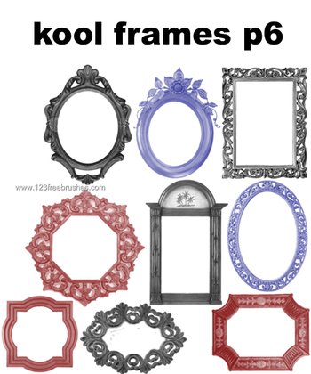 Vintage Ornate Frames Set