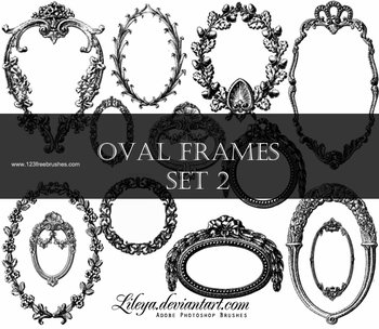 Vintage Oval Frame