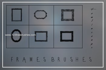 Vintage Oval Frame and Horizontal Frames