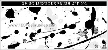 Acrylic Paint Splatters