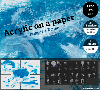 Acrylic Splatter