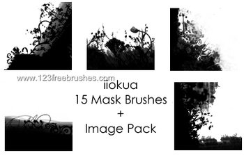 Flower Grunge Mask