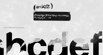 Grunge Alphabet