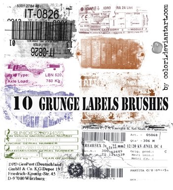 Grunge Labels