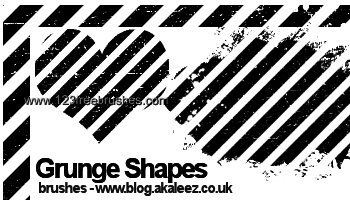 Grunge Stripe Shape