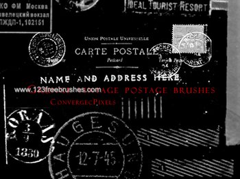 Grunge Vintage Postage