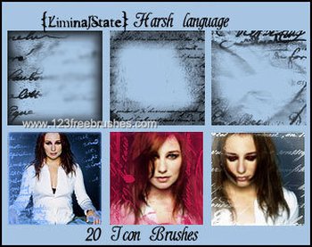 Grungy Text Icon Border