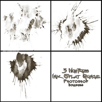 Hi-Res Grunge Splatter Pack