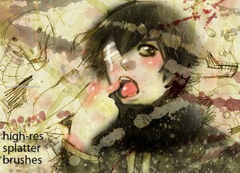 Hi-Res Grunge Splatters