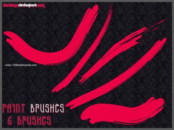 High Res Dry Brush Stroke