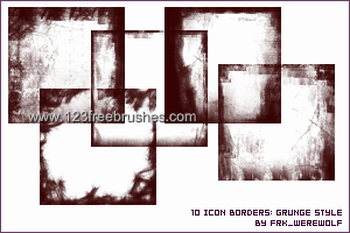 Icon Grunge Borders