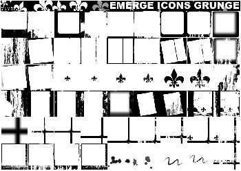 Icons Grunge Border