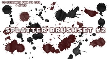Ink Paint Splatter