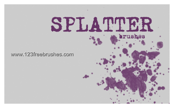 Ink Splatter Paint 107