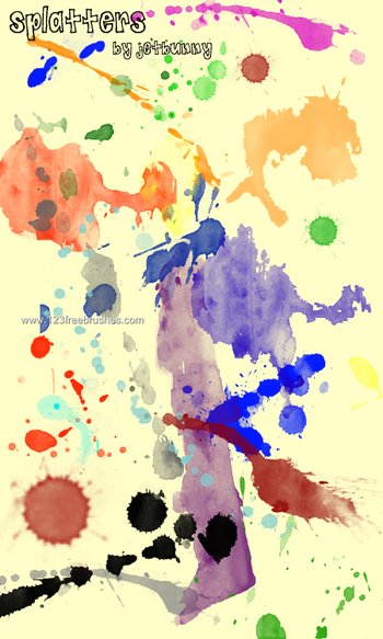 Ink Splatter Paint 46