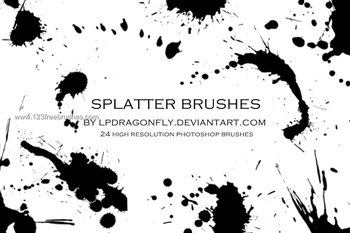 Ink Splatter Paint 51