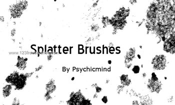 Ink Splatter Paint 54