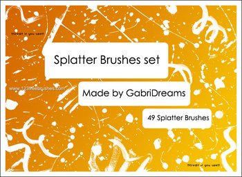 Ink Splatter Paint 73