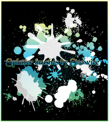 Ink Splatter Paint 77