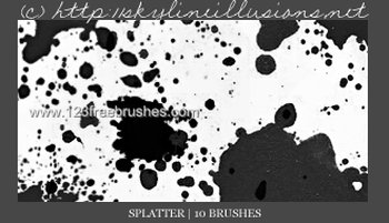 Ink Splatter Paint 87