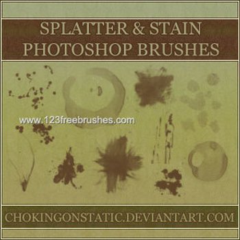Ink Splatter Stain