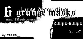 Large Grunge Masks