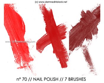 Nail polish Stroke
