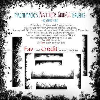 Nature Grunge Border