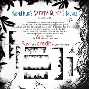 Nature Grunge Borders