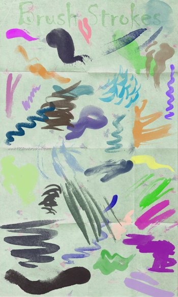 Paint Brush Strokes 1