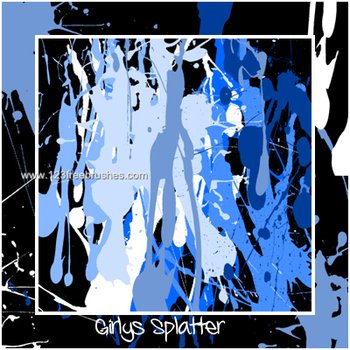 Paint Splatter Drip