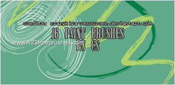 Paint Stroke Set 10