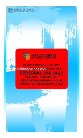 Paint Stroke Set 8