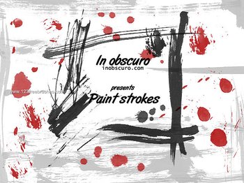 Paint Strokes and Splatter