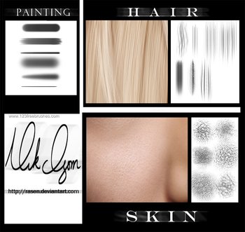 Painting Hair and Skins