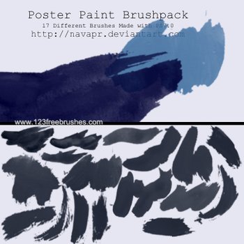 Poster Paint Stroke