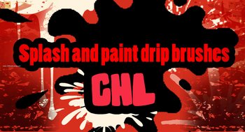 Splash and Paint Drip