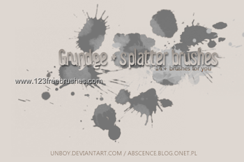 Splatter and Grunge