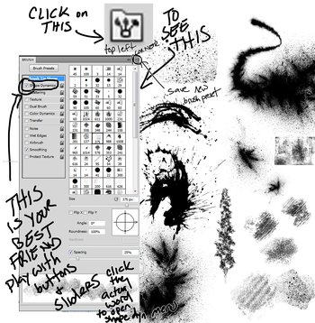 Splatters and Textures