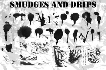 Spray Paint Drips Smudges