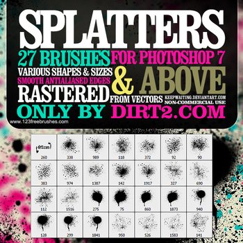 Spray Paint Splatter