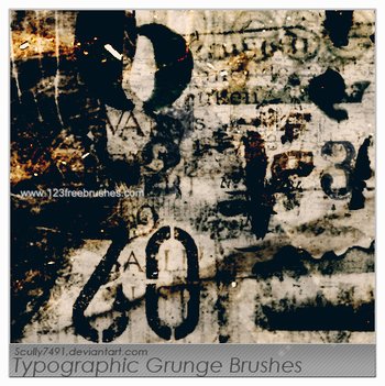 Typographic Grunge
