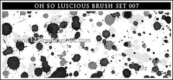 Watercolor Paint Splatters