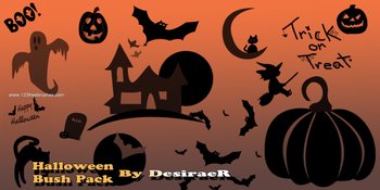 Adobe Photoshop Halloween Brushes Photoshop