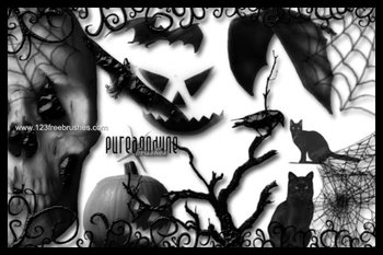 Brushes De Halloween Para Photoshop Cs5
