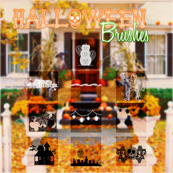 Cute Halloween Photoshop Brushes