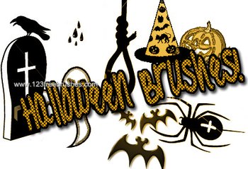 Cute Halloween Photoshop Brushes Free