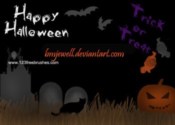 Free Adobe Photoshop Halloween Brushes